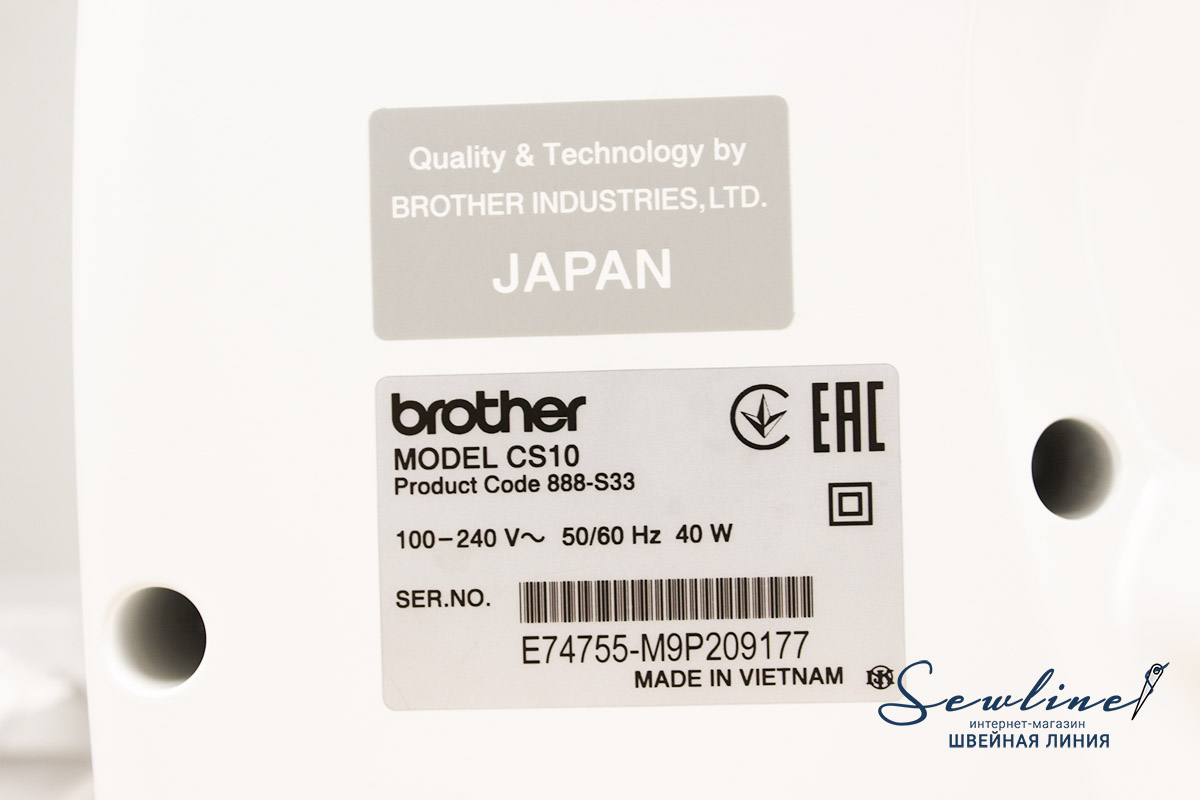 производитель Brother CS10 производитель Brother CS10