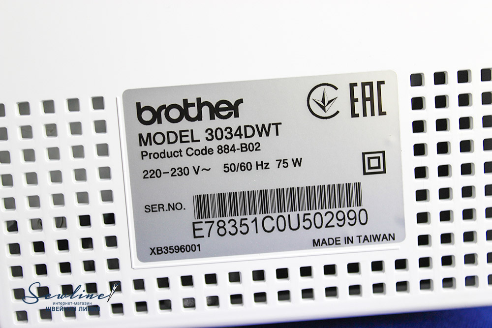 Оверлок Brother 3034 DWT, производитель