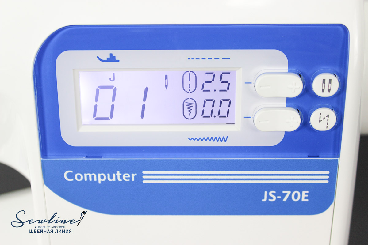 BROTHER JS-70E дисплей
