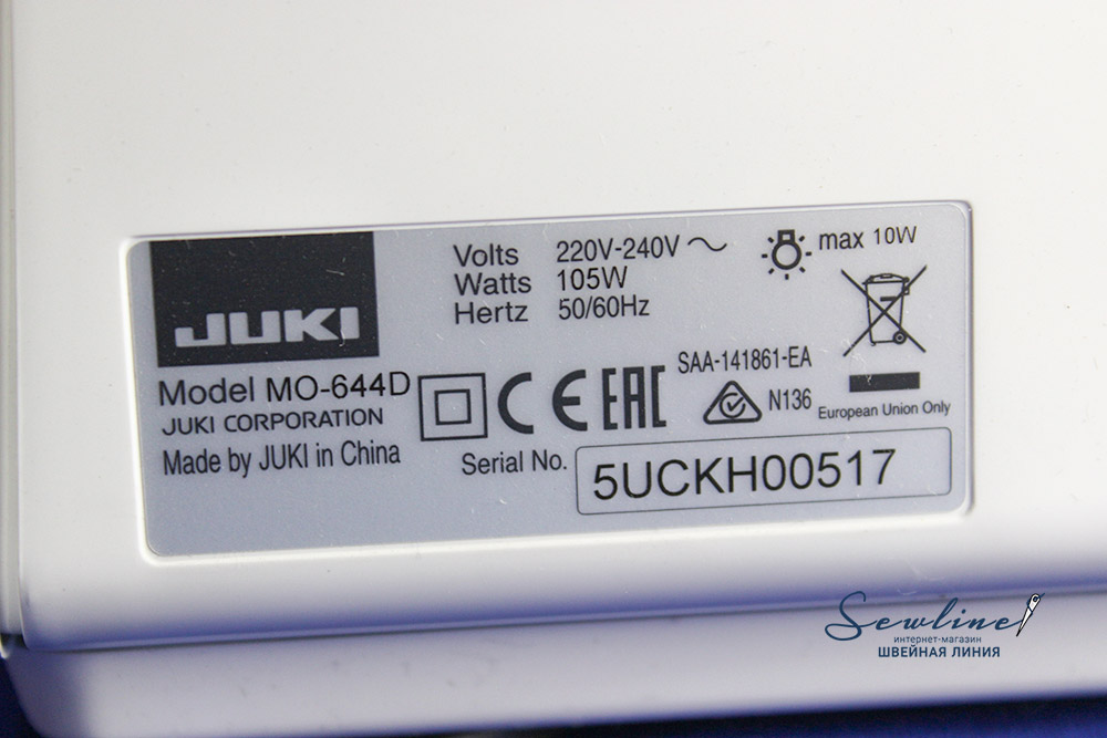 Оверлок Juki MO 644D Оверлок Juki MO 644D