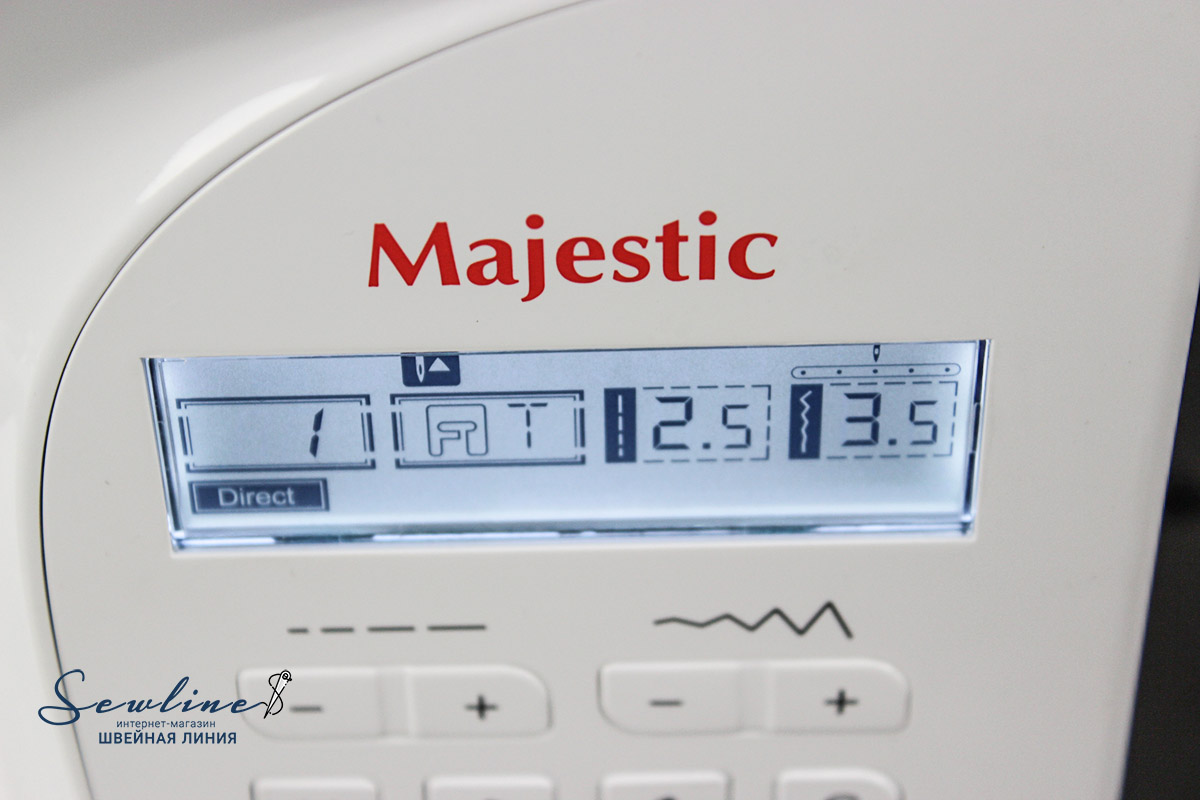 Juki Majestic M-200e, дисплей Juki Majestic M-200e, дисплей