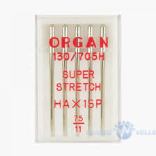 Иглы ORGAN Супер Стрейч HA*1SP 75/11 (в упаковке 5 шт.)