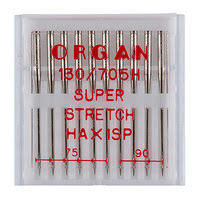 Иглы ORGAN Супер Стрейч HA*1SP 75/11 - 90/14 (в упаковке 10 шт.)