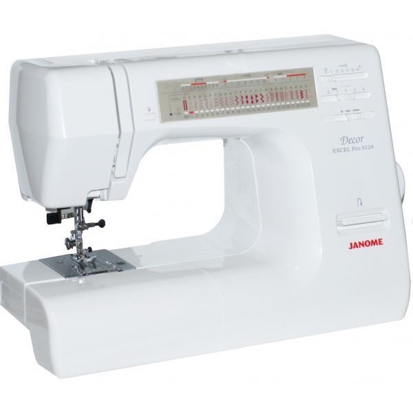 Электромеханическая швейная машинка Janome Decor Excel 5124