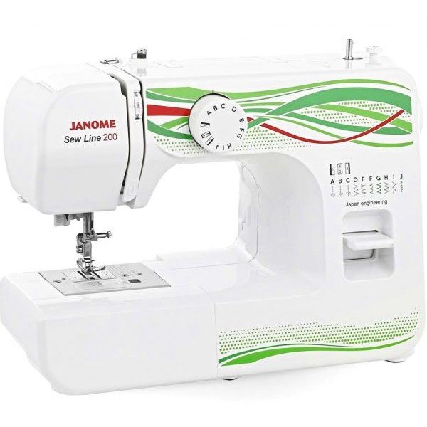 Электромеханическая швейная машинка Janome SewLine 200к