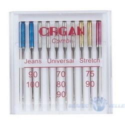 Иглы ORGAN Combi ассортимент (в упаковке 10 шт.)