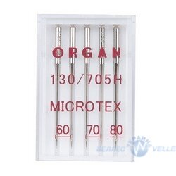 Иглы ORGAN MICROTEX 130/705H ассортимент (в упаковке 5 шт.)